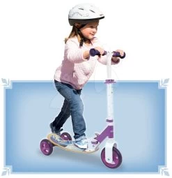 Scooter 3 Räder Aus Holz Frozen Wheels Foldable Scooter Smoby Zusammenklappbar Höhenverstellbar Und Rutschfest Geräuschlos Ab 3 Jahren SM750191 -Smoby 750191 e smoby kolobezka