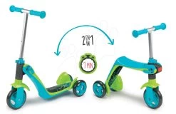Set Rutsche Toboggan XS Blau Smoby Und Scooter Switch 2in1 -Smoby 750605 a smoby kolobetka odrazadlo