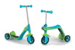 Set Rutsche Toboggan XS Blau Smoby Und Scooter Switch 2in1 -Smoby 750605 b smoby kolobetka odrazadlo