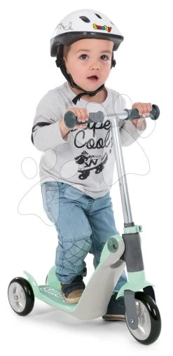 Roller&Laufrad Reversible Switch 2v1 Scooter Smoby Dreirädrig Mit Leisem Lauf Und Griffhöhe 53/63 Cm Belastbar 20 Kg Ab 18 Monaten