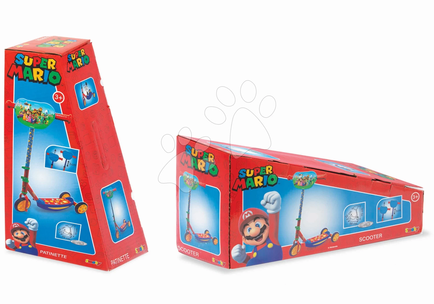 Roller Mit Drei Rädern Super Mario Smoby Mit Höhenverstellbarem Griff, Rutschfest 6 Roller Mit Drei Rädern Super Mario Smoby Mit Höhenverstellbarem Griff, Rutschfest – Bild 6