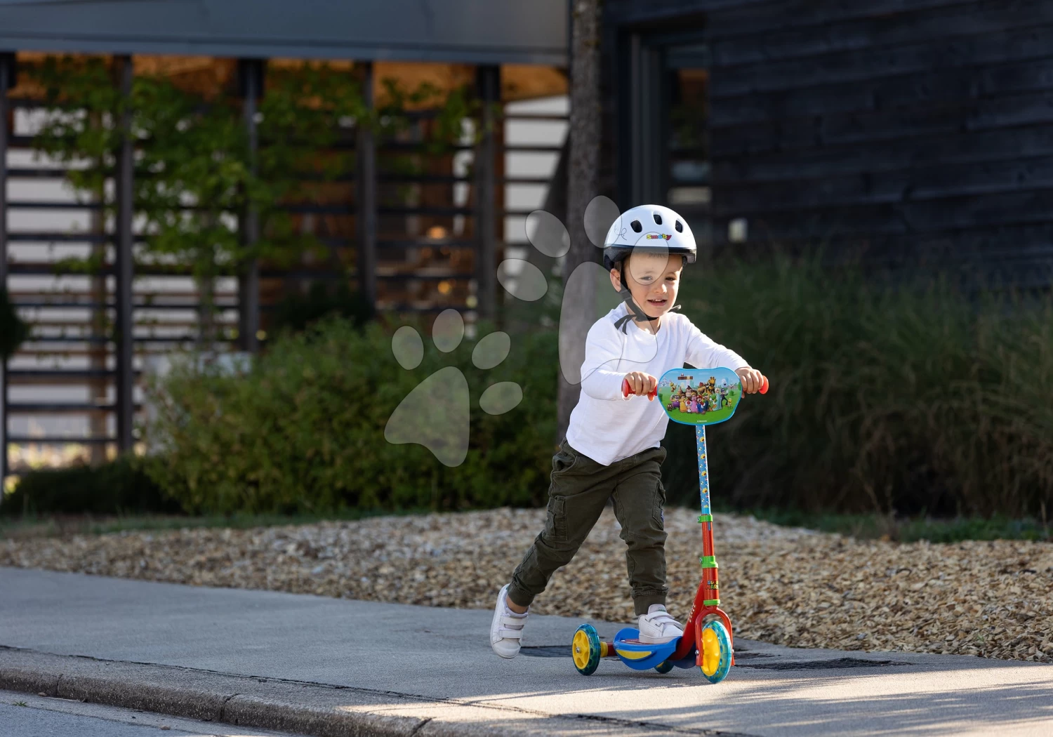 Roller Mit Drei Rädern Super Mario Smoby Mit Höhenverstellbarem Griff, Rutschfest 1 Roller Mit Drei Rädern Super Mario Smoby Mit Höhenverstellbarem Griff, Rutschfest