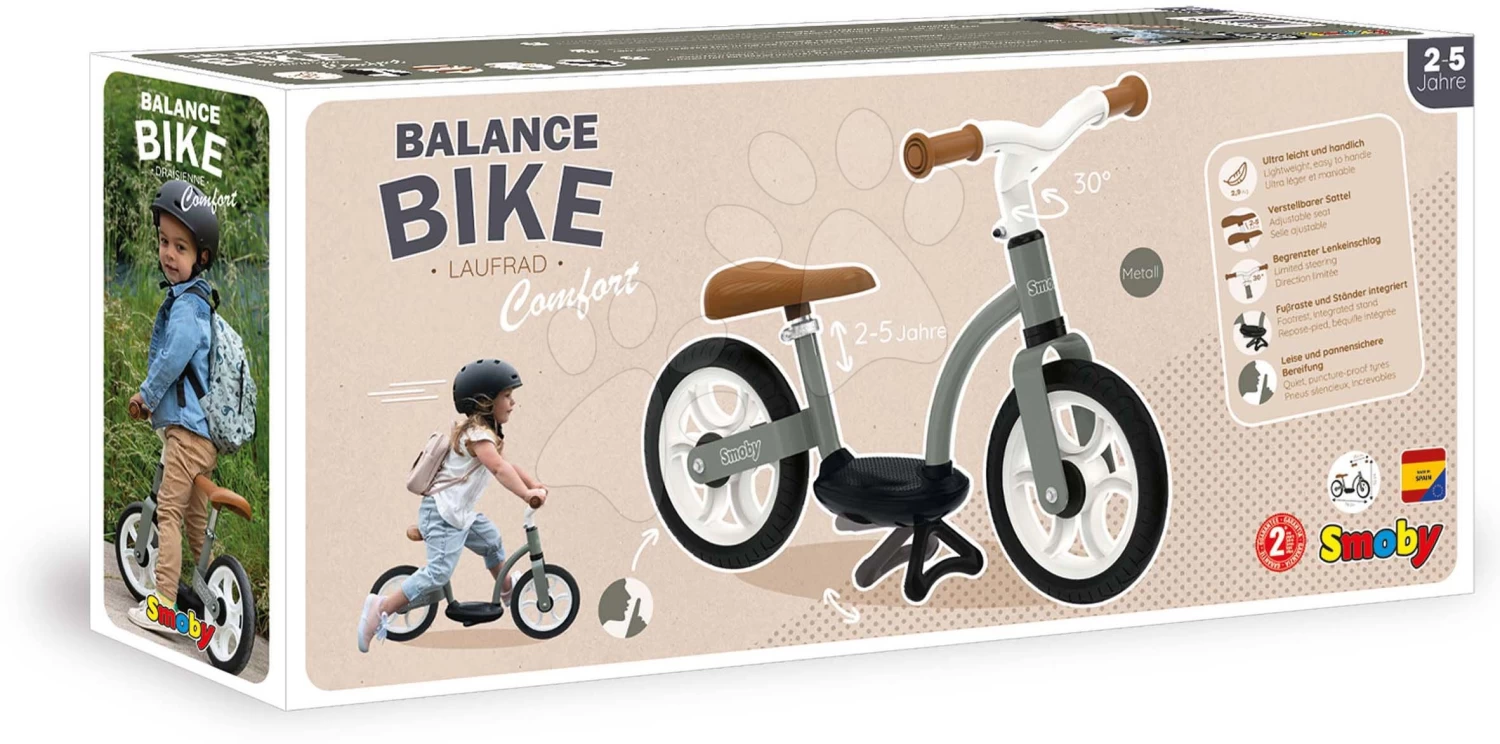 Balance Laufrad Balance Bike Comfort Smoby Mit Ultraleichter Konstruktion Und Leisem Gang 2,7 Kg Gummirädern Ab 24 Monatens SM770126 16 Balance Laufrad Balance Bike Comfort Smoby Mit Ultraleichter Konstruktion Und Leisem Gang 2,7 Kg Gummirädern Ab 24 Monatens SM770126 – Bild 16