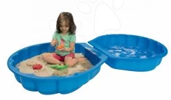 Set Rutsche Funny Toboggan Smoby 200 Cm Und Sandkasten Muschel Zweiteilig 100 Liter Ab 24 Monaten -Smoby 800007711 b big pieskovisko 1