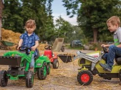 Werkstattset Mit 79 Zubehörteilen Black+Decker Smoby Und Ein Jim Loader Trettraktor Mit Lader Und Anhänger -Smoby 800056516 i big traktor 1