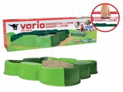 Set Rutsche Toboggan KS Smoby Mit Wasser Und Sandkasten Vierblättriges Kleeblatt Vario Mit Segel- Und Sportspielen 38 Set Rutsche Toboggan KS Smoby Mit Wasser Und Sandkasten Vierblättriges Kleeblatt Vario Mit Segel- Und Sportspielen -Smoby 800056722 f big pieskovisko 1