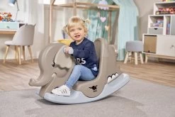 Set Spielhaus Für Die Puppe Large Doll's Play Center Natur D'Amour Baby Nurse Smoby Und Die Schaukel Elefant Mit Rutschfahrzeug Mit Sound Und Einer 32 Cm Großen Puppe -Smoby 800056787 c big slon