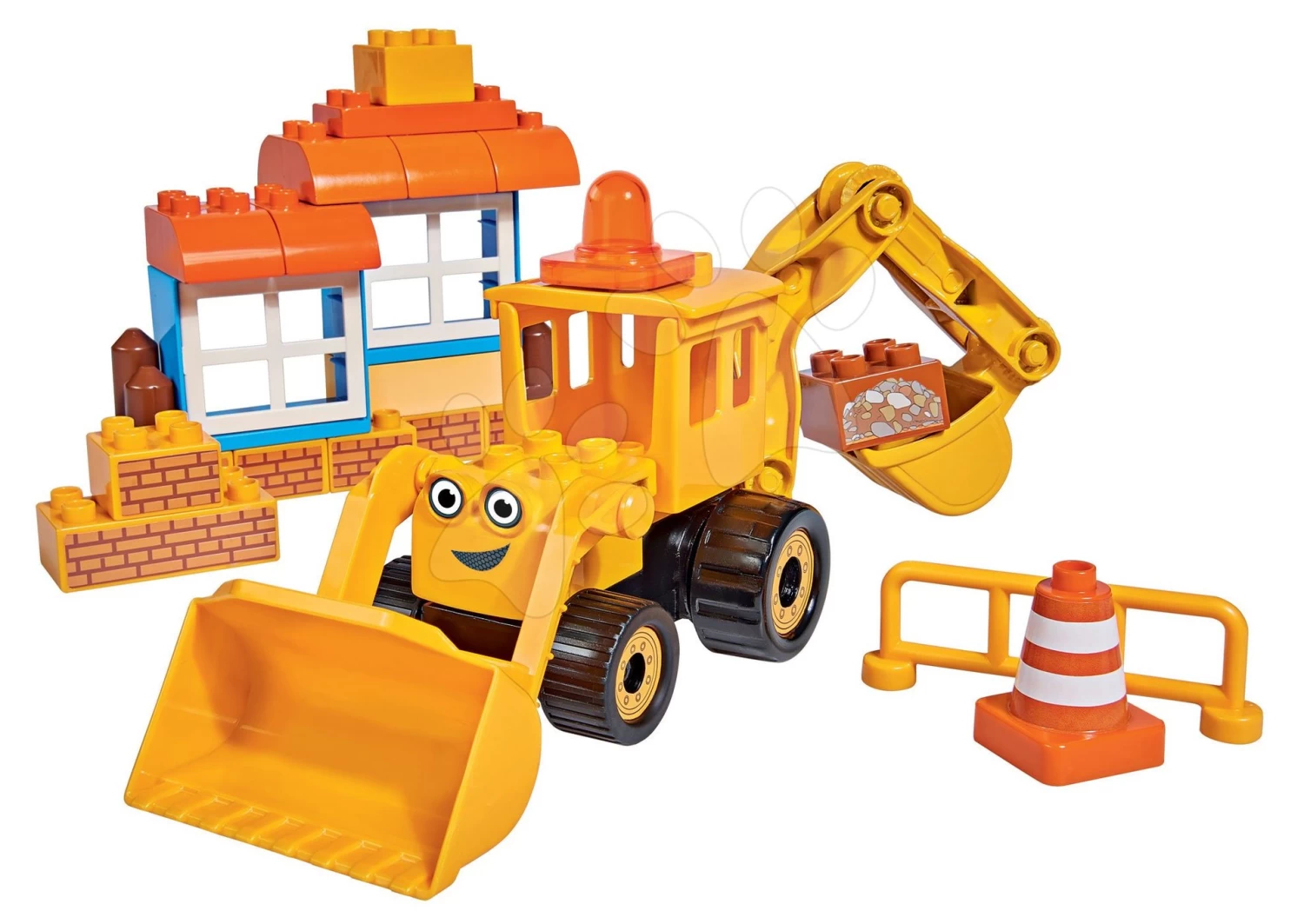 Werkstattset Black+Decker Smoby Mit 79 Zubehörteilen Und Bausatz Baumaschine Bob Mit Lader Und Bagger 6 Werkstattset Black+Decker Smoby Mit 79 Zubehörteilen Und Bausatz Baumaschine Bob Mit Lader Und Bagger – Bild 6