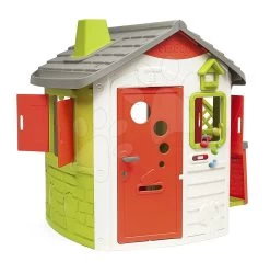 Rutschenset Toboggan Funny Länge 200 Cm Smoby Und Haus Neo Jura Lodge Mit Einer Küche Volle Tür ​​und Klingel -Smoby 810213 f b smoby domcek