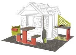 Rutschenset Toboggan XL Smoby Mit Wasser Länge 230 Cm Und My House Haus Mit 2 Türen 39 Rutschenset Toboggan XL Smoby Mit Wasser Länge 230 Cm Und My House Haus Mit 2 Türen -Smoby 810406 h smoby domcek