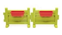 Rutschenset Toboggan Funny Länge 200 Cm Smoby Und Ein Häuschen Mit Einer Hübschen Blauen Küche Mit Garten Und Klingel -Smoby 810904 h smoby plot