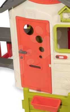 Rutschenset Toboggan Funny Länge 200 Cm Smoby Und Haus Neo Jura Lodge Mit Einer Küche Volle Tür ​​und Klingel -Smoby 810905 b smoby dvere