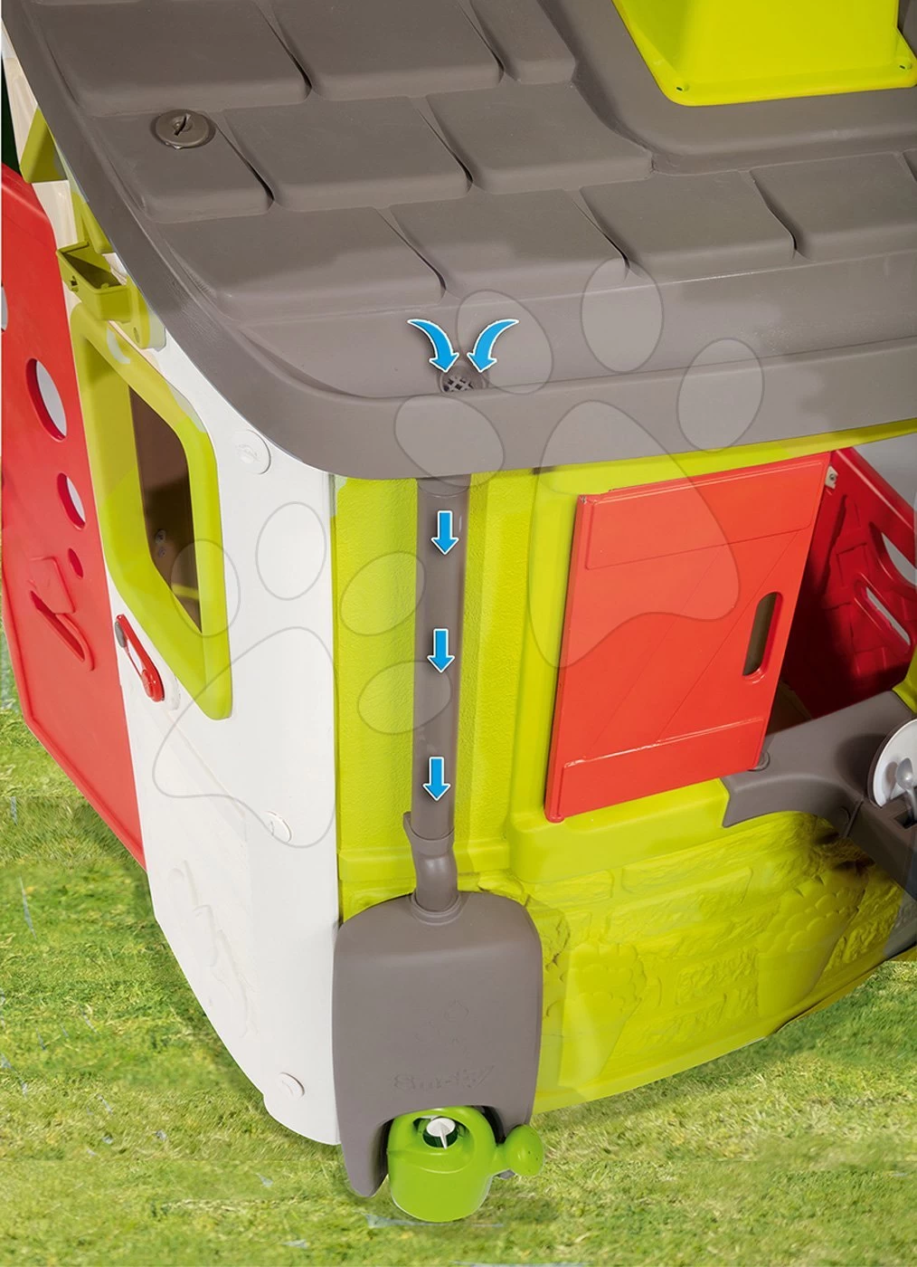 Rutschenset Toboggan XL Smoby Mit Wasser Länge 2,3 M Und Haus Neo Jura Lodge Mit Aufbauten 2 Rutschenset Toboggan XL Smoby Mit Wasser Länge 2,3 M Und Haus Neo Jura Lodge Mit Aufbauten – Bild 2