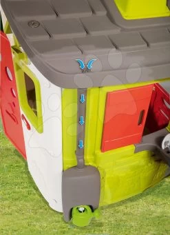 Rutschenset Toboggan Super Megagliss 2in1 Smoby Und Haus Neo Jura Lodge Mit Einer Erweiterungslösung -Smoby 810906 f smoby odkvap