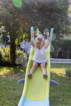 Eine Rutsche Mit Springbrunnen Toboggan XL Slide Green Smoby 230 Cm Gleitfläche Mit UV-Filter Ab 3 Jahren SM820302 -Smoby 820302 x smoby smyklavka 1