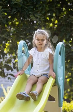 Eine Rutsche Mit Springbrunnen Toboggan XL Slide Green Smoby 230 Cm Gleitfläche Mit UV-Filter Ab 3 Jahren SM820302 -Smoby 820302 y smoby smyklavka 1