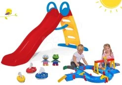 Set Rutsche Funny Toboggan Smoby 200 Cm Und Eine Wasserstraße Mit Containerkran Und 3 Segelbooten Mit 2 Figuren Ab 24 Monaten 37 Set Rutsche Funny Toboggan Smoby 200 Cm Und Eine Wasserstraße Mit Containerkran Und 3 Segelbooten Mit 2 Figuren Ab 24 Monaten -Smoby 820401set 10 smoby set