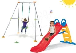 Set Rutsche Funny Toboggan Smoby 200 Cm Und Schaukel Mit Metallkonstruktion Höhe 180 Cm Ab 24 Monaten -Smoby 820401set 11 smoby set