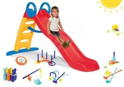Set Rutsche Funny Toboggan Smoby 200 Cm Und Sportset Für Den Garten Ab 24 Monaten 31 Set Rutsche Funny Toboggan Smoby 200 Cm Und Sportset Für Den Garten Ab 24 Monaten -Smoby 820401set 19 smoby set