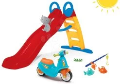 Set Rutsche Funny Toboggan Smoby 200 Cm Und Ein Rad Mit Reflektor Und Gummirädern Und Angelrute Ab 24 Monaten 36 Set Rutsche Funny Toboggan Smoby 200 Cm Und Ein Rad Mit Reflektor Und Gummirädern Und Angelrute Ab 24 Monaten -Smoby 820401set 21 smoby set