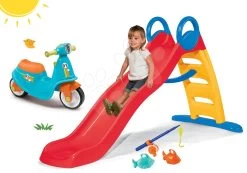 Set Rutsche Funny Toboggan Smoby 200 Cm Und Ein Rad Mit Reflektor Und Gummirädern Und Angelrute Ab 24 Monaten 37 Set Rutsche Funny Toboggan Smoby 200 Cm Und Ein Rad Mit Reflektor Und Gummirädern Und Angelrute Ab 24 Monaten -Smoby 820401set 21 smoby set 3