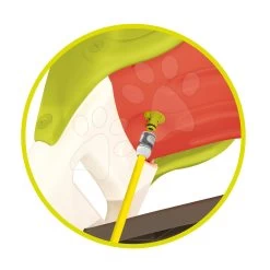 Set Rutsche Mit Springbrunnen Funny Double Toboggan Smoby 2 Meter Und Geschenk Bausatz In Der Dose 50+ 20% Würfeln Blau -Smoby 820402 h smoby smyklavka 2