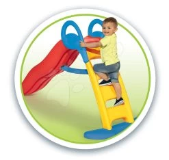 Rutsche Mit Spritzbrunnen Funny Toboggan Double Smoby 2 Meter Doppelwände Mit UV-Filter Ab 2 Jahren