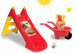 Set Rutsche Cars Toboggan XS Smoby Länge 90 Cm Und Wagenmit Eimer-Set Cars 23 Set Rutsche Cars Toboggan XS Smoby Länge 90 Cm Und Wagenmit Eimer-Set Cars -Smoby 820613 1 smoby set