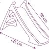 Rutschen Mit Der Befeuchtung Frozen XS Slide Smoby 90 Cm Mit Wasserversorgungs Und UV Filter Ab 24 Monaten SM820622
