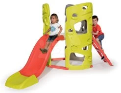 Set Rutsche Toboggan Super Megagliss 2v1 Smoby A Klettergerüst Multiactivity Climbing Tower Mit Kletterwänden Ab 24 Monaten -Smoby 840204 b smoby preliezacka