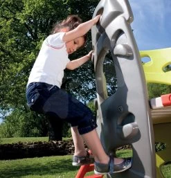 Set Rutsche Toboggan Super Megagliss 2v1 Smoby A Klettergerüst Multiactivity Climbing Tower Mit Kletterwänden Ab 24 Monaten -Smoby 840204 d smoby preliezacka