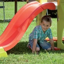 Set Rutsche Toboggan Super Megagliss 2v1 Smoby A Klettergerüst Multiactivity Climbing Tower Mit Kletterwänden Ab 24 Monaten -Smoby 840204 g smoby preliezacka