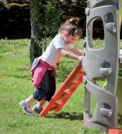 Set Rutsche Toboggan Super Megagliss 2v1 Smoby A Klettergerüst Multiactivity Climbing Tower Mit Kletterwänden Ab 24 Monaten -Smoby 840204 h smoby preliezacka