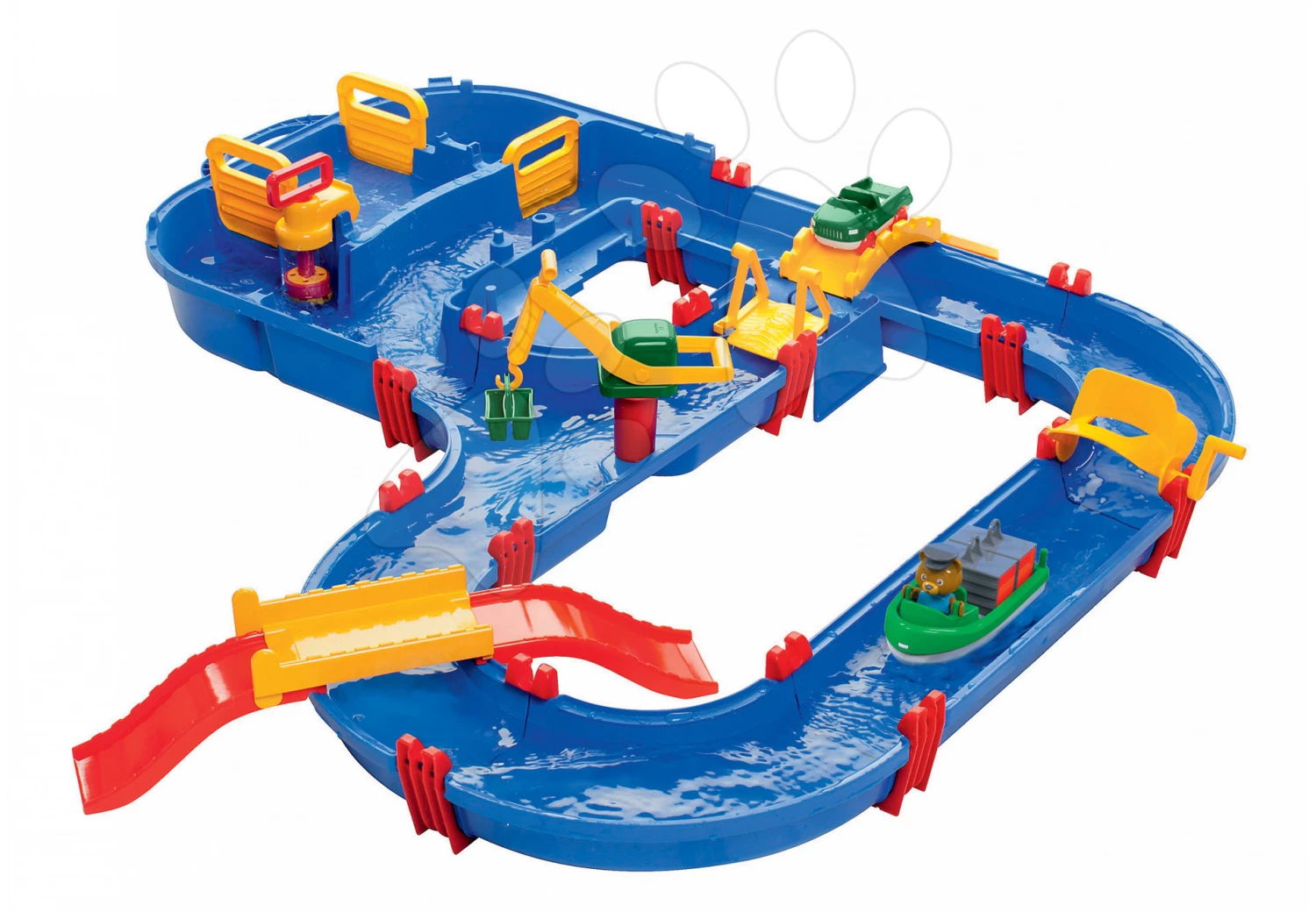 Rutschenset Toboggan KS Smoby Mit Länge Von 150 Cm Und Aquaplay MegaBridge Wasserbahn Mit Damm Und Brücke Ab 24 Monaten 9 Rutschenset Toboggan KS Smoby Mit Länge Von 150 Cm Und Aquaplay MegaBridge Wasserbahn Mit Damm Und Brücke Ab 24 Monaten – Bild 9