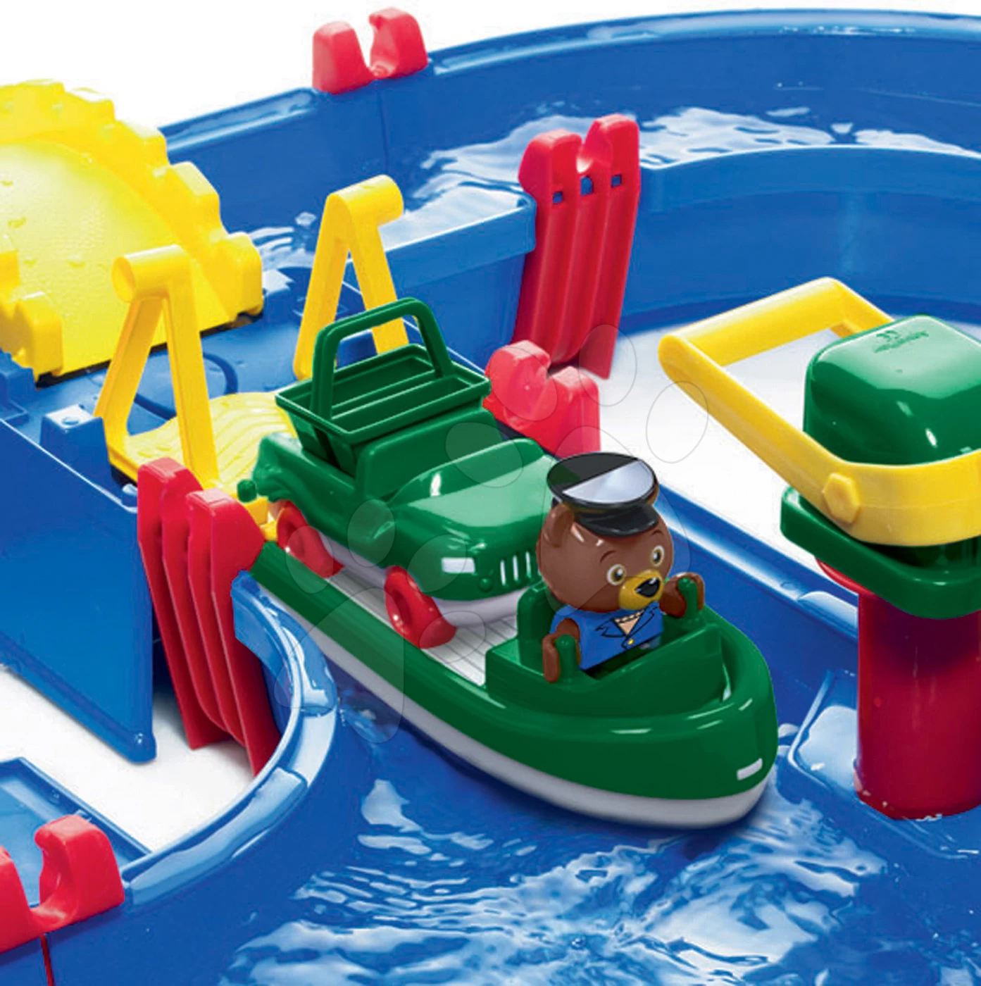 Rutschenset Toboggan KS Smoby Mit Länge Von 150 Cm Und Aquaplay MegaBridge Wasserbahn Mit Damm Und Brücke Ab 24 Monaten 14 Rutschenset Toboggan KS Smoby Mit Länge Von 150 Cm Und Aquaplay MegaBridge Wasserbahn Mit Damm Und Brücke Ab 24 Monaten – Bild 14