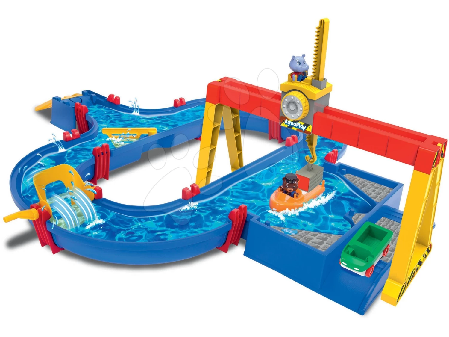 Set Rutsche Funny Toboggan Smoby 200 Cm Und Eine Wasserstraße Mit Containerkran Und 3 Segelbooten Mit 2 Figuren Ab 24 Monaten 1 Set Rutsche Funny Toboggan Smoby 200 Cm Und Eine Wasserstraße Mit Containerkran Und 3 Segelbooten Mit 2 Figuren Ab 24 Monaten