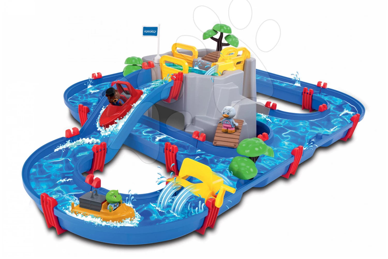 Rutschenset Toboggan XL Smoby Mit Wasser- Und Wasserbahn Aquaplay Mountain Lake Mit Höhle Und Booten Mit Pumpe 5 Rutschenset Toboggan XL Smoby Mit Wasser- Und Wasserbahn Aquaplay Mountain Lake Mit Höhle Und Booten Mit Pumpe – Bild 5