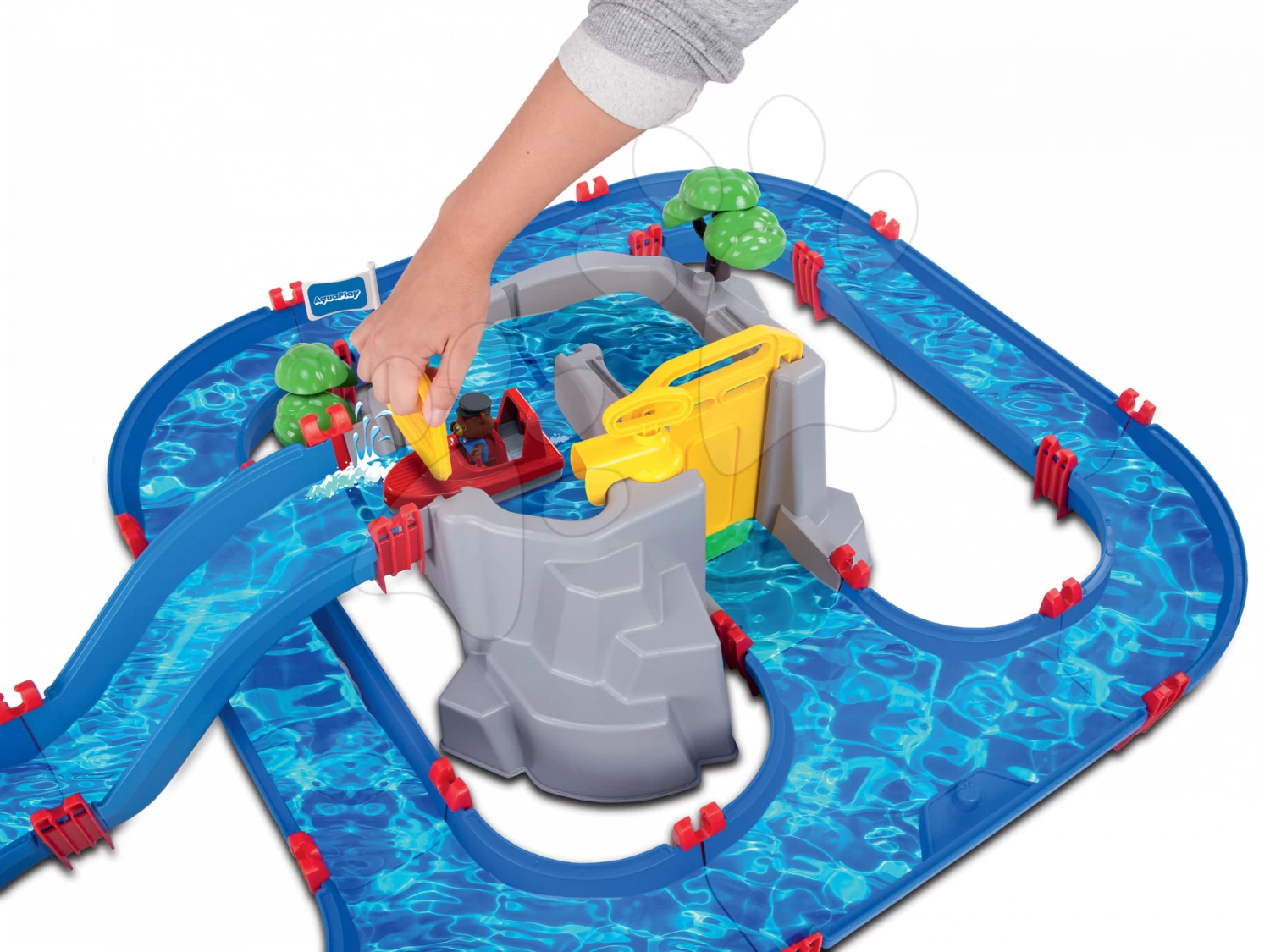 Rutschenset Toboggan KS Smoby Länge 150 Cm Mittel Und Aquaplay Mountain Lake Mit Höhle Und Booten Mit Pumpe Ab 24 Monaten 12 Rutschenset Toboggan KS Smoby Länge 150 Cm Mittel Und Aquaplay Mountain Lake Mit Höhle Und Booten Mit Pumpe Ab 24 Monaten – Bild 12