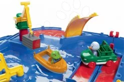Set Rutsche Funny Toboggan Smoby 200 Cm Und Eine Wasserstraße Im Koffer Mit Damm, Pumpe Und 4 Segelbooten 4 Figuren Ab 24 Monaten 25 Set Rutsche Funny Toboggan Smoby 200 Cm Und Eine Wasserstraße Im Koffer Mit Damm, Pumpe Und 4 Segelbooten 4 Figuren Ab 24 Monaten -Smoby 8700001660 d aquaplay draha 1