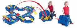 Rutschenset Toboggan KS Smoby Mit Wasser Und Die Aquaplay-Wasserbahn Mit Damm Und Booten -Smoby 8700001660 f aquaplay draha