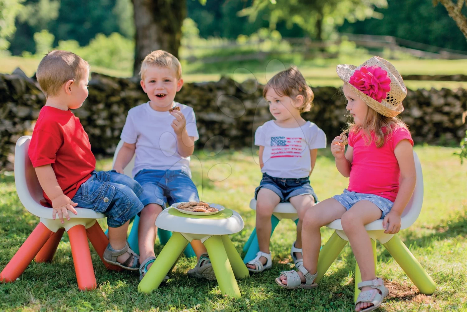 Rutschenset Toboggan Funny Smoby Länge 200 Cm Und Picknicktisch Mit Zwei Stühlen KidChair Red Ab 24 Monaten 6 Rutschenset Toboggan Funny Smoby Länge 200 Cm Und Picknicktisch Mit Zwei Stühlen KidChair Red Ab 24 Monaten – Bild 6
