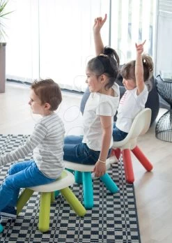 Set Rutsche Funny Toboggan Smoby 2 Meter Und Kid Chairdrei Stühle Ab 24 Monaten -Smoby 880100 880200 l smoby stolicky 3