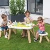 Rutschenset Toboggan XL Smoby Länge 230 Cm Und Picknicktisch Mit Zwei KidChair-Stühlen