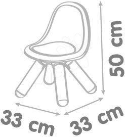 Rutschenset Toboggan XL Smoby Länge 230 Cm Und Picknicktisch Mit Zwei KidChair-Stühlen -Smoby 880111 e smoby stolicka 1