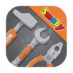 Küchenset Cherry Kitchen Smoby Mit Sounds Und Kaffeemaschine Und Black&Decker 3in1 Faltwerkstatt -Smoby logo bricollo