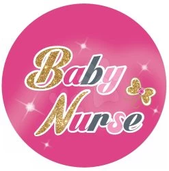 Set Puppe Minikiss Smoby Mit Kleid, 27 Cm Und Ein Rosa Wickelset In Einem Koffer Und Ein Kinderwagen Für Eine Puppe -Smoby logo smoby baby nurse 4